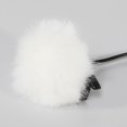thumbnail image 2 of Inteprter Cubierta de micrófono de pelo artificial para exteriores Parabrisas Soporte de micrófono Wind Muff Cables de audio/vídeo blanco, 2 of 6