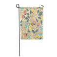 thumbnail image 1 of NUDECOR Nature Elegant Seamless Pattern with Yellow Flowers Vector Illustration Spring Garden Flag Decorative Flag House Banner 12x18 inch, 1 of 1