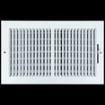 thumbnail image 3 of [2 Pack] Fits 14x8 Duct Opening 2 WAY Steel Air Supply Diffuser by Handua | Register Vent Cover Grill for Sidewall and Ceiling | White | Outer Dimensions: 15.75" X 9.75", 3 of 8