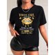 thumbnail image 1 of Playera Deportiva Manga Corta Mujer Dry-FitVirgo Girl Graphic Tee, Women's Casual Crew Neck Short Sleeve T-Shirt with Glittering Diamond Letter Print, 100% Polyester Knit Fabric, Medium Stretch, Spr, 1 of 8
