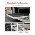 thumbnail image 3 of Heavy Duty 18-60 Inch Drawer Slides Ball Bearing Full Extension Pair, Anti-Rust Steel for Kitchen & Office, 3 of 11