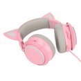 thumbnail image 4 of Auriculares Micrófonos, Cómodos auriculares de Juego de Diseño de Orejas para Gatos Voz Transparente para el Hogar, 4 of 7