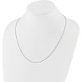 thumbnail image 5 of 14K White Gold Adjustable 1.2mm Wheat Chain - 22"- Made In Italy, 5 of 9
