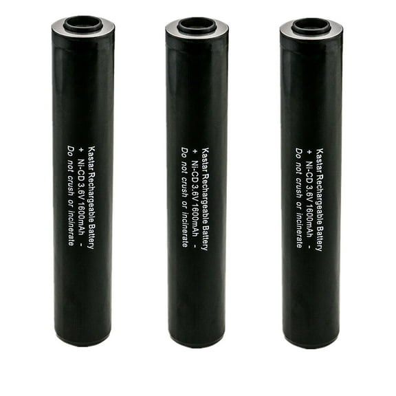 Kastar 3-Pack Ni-CD 3.6V 1800mAh Battery Replacement for Streamlight 75175 SL75175 75503, 75504, 75505, 75506, 75510, 75511, 75512, 75513, 75514, 75515, 75516, 75521, 75522, 75523, 75524, 75525, 75526
