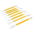 thumbnail image 3 of Fondant Decorating Tool, Fondant Tool Convenient Use Practical 8Pcs  For Make Cakes For Engraving Pen Cake Supplies DIY Baking Yellow, 3 of 8