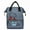 blue, variant on Cute Bear Print Backpack, Multi-Purpose Mommy Bag with Large Capacity for Travel & Daily Use