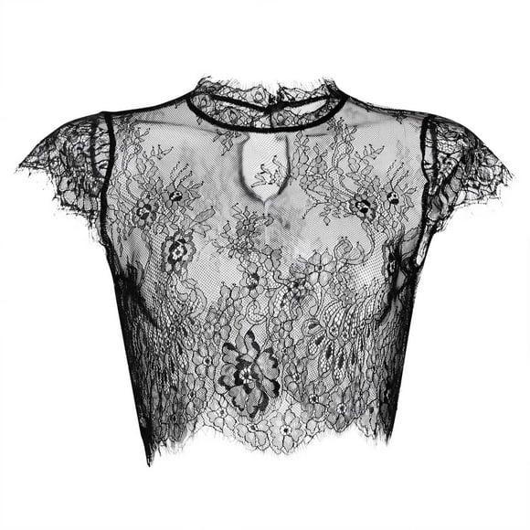 Womens Casual Solid Color Lace Collar Sweater Hoodie Shirt Decorated Collar off The Shoulder Chambray Top