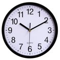 thumbnail image 4 of 10 inch 25cm plastic wall clock quartz clock bedroom living room hanging clock simple clock, 4 of 6