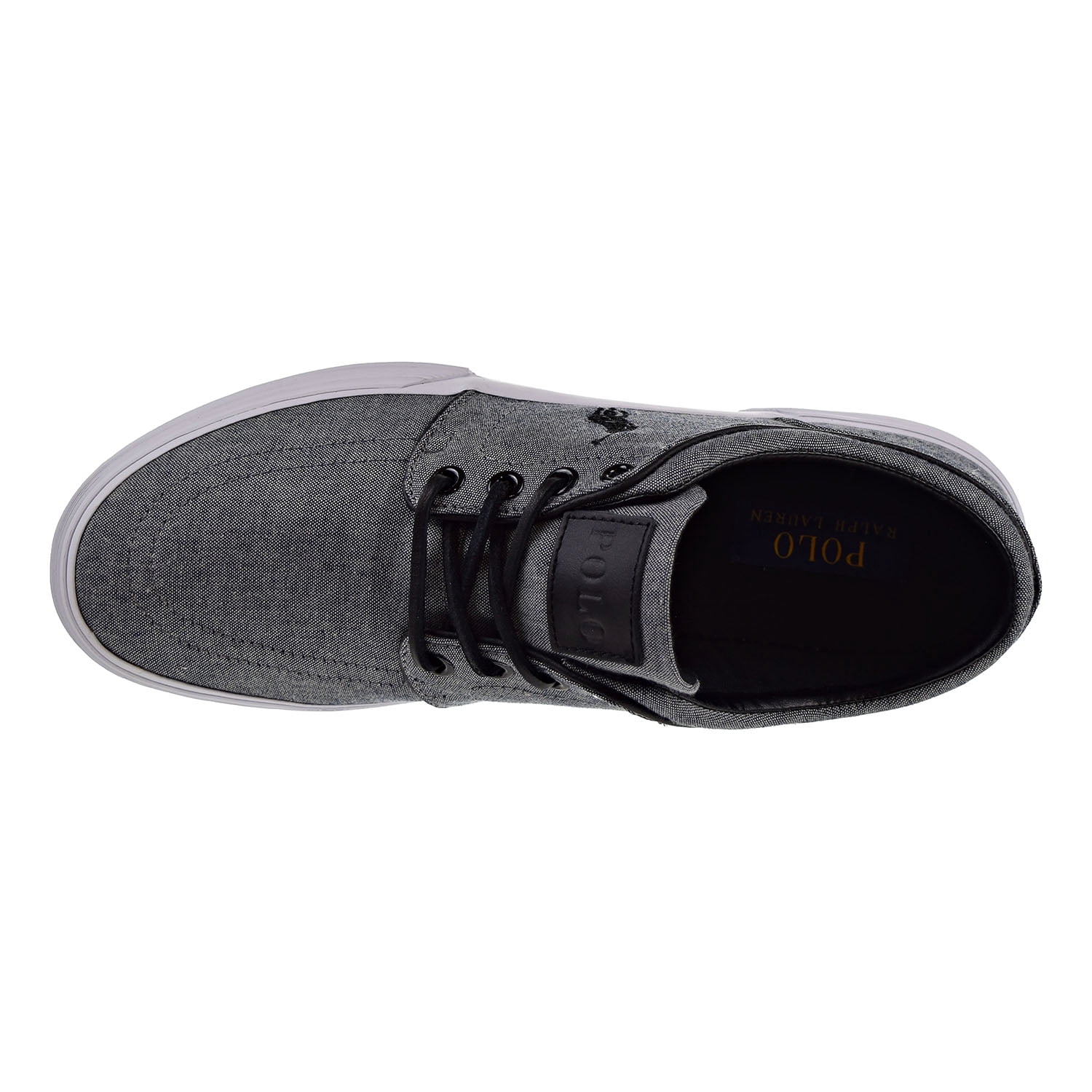 Polo Ralph Lauren Men's Faxon Low Sneaker Grey / Pure Black