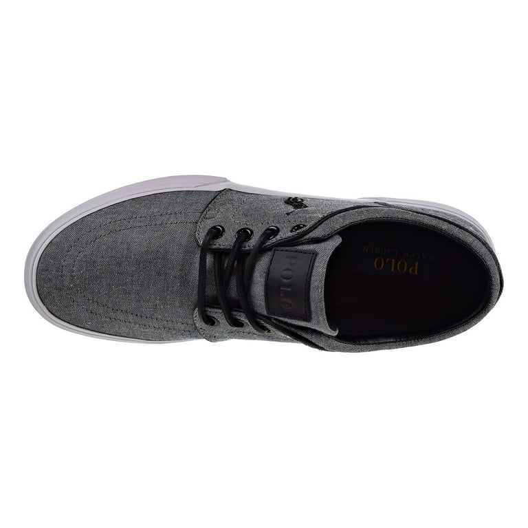 Polo Ralph Lauren Men's Faxon Low Sneaker Grey / Pure Black
