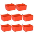 thumbnail image 2 of 8 Pieces Bins Kit Parts Storage Accessories Workbench Bins for Organizing Hardware, 2 of 6