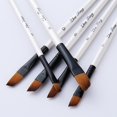 thumbnail image 4 of 12 conchas portaplumas blanco pico oblicuo pluma de gouache de pelo de nailon/pluma de acuarela/pincel de pintura acrílica/pincel de arte, 4 of 5