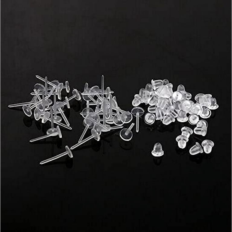 Plastic Earring Backs – 20 Pack – Jewelry by Glassando