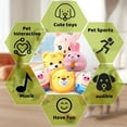 thumbnail image 2 of Active Moving Pet Plush Toy,2025 Upgrade Interactive Electronic Dogs Toys,Squeaky Mobile Dog Ball Toy,Interactive Dog Ball Mobile Dogs Toys with Recording and Music Mode (Blessed Rabbit), 2 of 6
