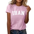 thumbnail image 2 of Babcutegg Shirts for Women with Button Short Sleeve Workwear Womens Summer Tops Pink Size M, 2 of 6