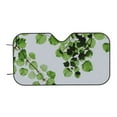 thumbnail image 6 of Lsque Watercolor Green Leaves Car Windshield Sun Shade | Accordion Folding Style Auto Shade for Car Truck SUV Van | Blocks UV Rays Sun Visor Protector | Medium, 6 of 7
