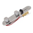 thumbnail image 3 of M Buder Placa de Control de Guitarra Eléctrica Precableada con Arnés de 3 Vías y Perillas para Piezas de Repuesto Telecaster, Color Níquel Resistente y Duradero, 3 of 9