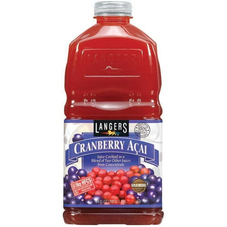 Langers: Cranberry Acai Juice Cocktail, 64 oz