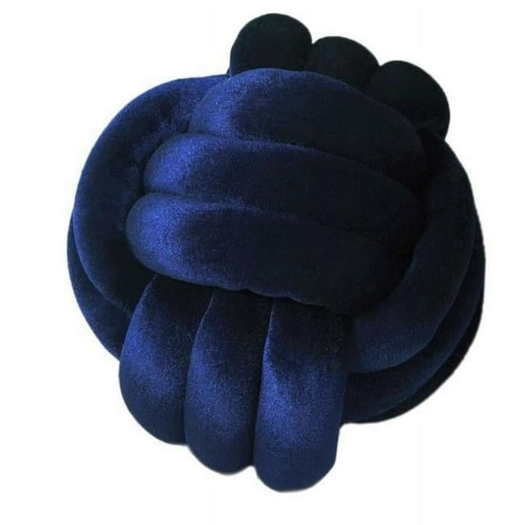 Timberbrook KNBL017 Austin Knot Accent Pillow, Navy Blue