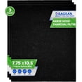 thumbnail image 1 of Range Hood Charcoal Filter 7.75” x 10.5” - Fits Broan and Nutone BP58 For 43000 Series Range Hoods - Broan Range Hood Filter Replacement - Carbon Stove Vent Fan Filters Removes Kitchen Odors (3-Pack), 1 of 6