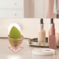 thumbnail image 7 of Unique Bargains Makeup Sponge Holder Beauty Sponge Dry Stand Beauty Sponge Holder for Vanity 1.81"x1.97" Rose Gold Tone, 7 of 7