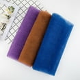thumbnail image 5 of huanledash 3Pcs Bath Sponge Quick Drying Exfoliating African Long Net Bath Sponge Back Scrubber Daily Use, 5 of 8