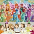 thumbnail image 2 of Winx Club Taspestry Wall Decor school Background Backdrop Party Supplies Banner Poster Decor Decorations, 2 of 6