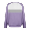 thumbnail image 4 of Posijego Women's Crewneck Sweatshirts Front Pocket Fall & Winter Clothes Ladies Long Sleeve Pullover Tops, 4 of 5