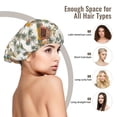 thumbnail image 6 of Hawaiian Style Green Coconut Tree Silk Bonnet for Sleeping Women Men, Adjustable Elastic Satin Bonnet Bonnet for Sleeping, Soft Similar Silk Curly Cuteness Hair Bonnet for Sleeping, 6 of 7