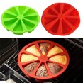 thumbnail image 4 of Billuyoard Molde de silicona para tartas de 8 cavidades, bandeja antiadherente para hornear, molde para hacer Pizza de cocina de silicona DIY, Herramientas y accesorios para hornear Verde, 4 of 6