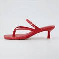 thumbnail image 2 of Cushionaire Women's Madrid Strappy Kitten Heel Sandals +Memory Foam, Wide Widths Available, 2 of 6