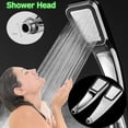 thumbnail image 5 of RoamHome High Pressure Handheld Showerhead with 300 Holes ，Durable ABS Plastic & Adjustable Overhead/Handheld Modes, Rust-Resistant for Bathroom, Shower Stall, Home & Apartment Use., 5 of 5