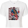 thumbnail image 3 of Marvel Deadpool - Comic Book Panel - Juniors Cropped Graphic T-Shirt, 3 of 5