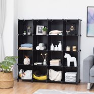 Way Basics Eco Stackable Modular Storage Cubes, Black, 6-Pack - Walmart.com