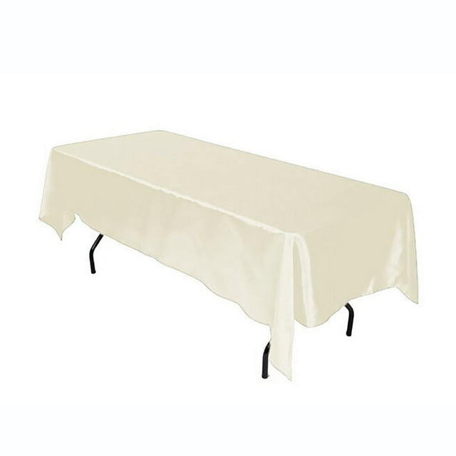 Free Shipping, Dusknt Tablecloth Rectangle Grey Polyester Buffet Parties Holidays 147*259Cm, Limited Time Offer!