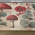 thumbnail image 5 of Ambesonne Rustic Place Mats Set of 4, Floral Woodland Mushrooms, Standard Size, Champagne Dark Coral, 5 of 5