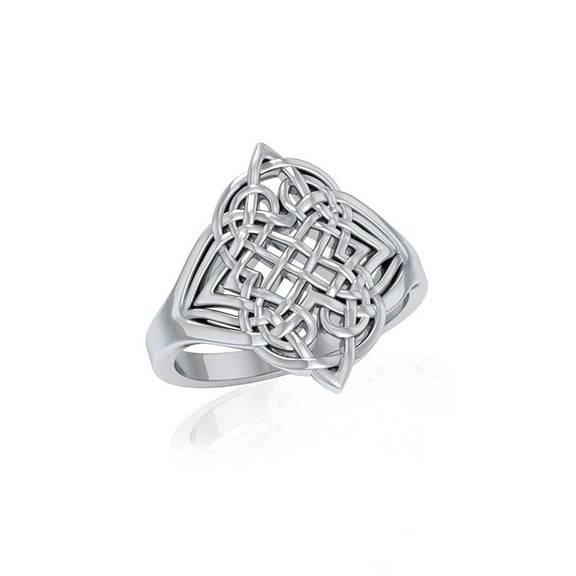 Celtic Knot 925 Sterling Silver Ring Fine Jewelry Eternity Symbolism