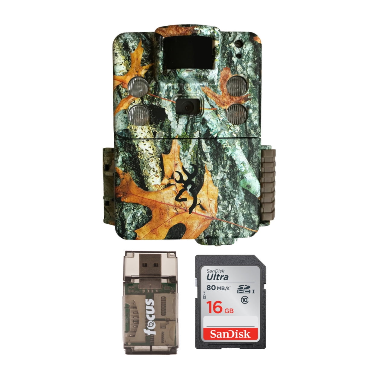 32GB Card+Card Reader BTC5HDMAX Browning Strike Force HD MAX Trail Game Cam Kit 