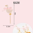 thumbnail image 2 of Adornos para magdalenas Raoformi Silly Goose Pink Gingham x8, 2 of 7