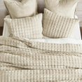 thumbnail image 3 of Juego de edredón RECYCO Luxury Velvet Full Queen con 2 fundas, color beige, 3 of 7
