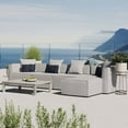 thumbnail image 3 of Modway Saybrook Outdoor Patio Upholstered 5-Piece Sectional Sofa in Gray, 3 of 12