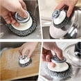thumbnail image 6 of 5Pcs Scrubber with Handle,Heavy Duty Dish Scrubber Cleaning Brush, 6 of 6