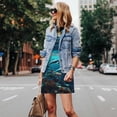 thumbnail image 4 of Fotbe Hawaiian Ship Dolphin Vestido de Verano sin Mangas para Mujer – Vestido Midi Línea A, Estilo Camiseta Floral, Vestido Playero Casual y Fluido, 4 of 7