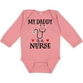 thumbnail image 3 of Inktastic Daddy is a Nurse Baby Boys or Girls Long Sleeve Baby Bodysuit, 3 of 5