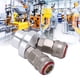 thumbnail image 4 of Pneumatic Component, Quick Coupler G1/4In Pneumatic Fitting, Convenient Self-Locking Carbon Steel For 3.0Mpa Normal Temperature ANGGREK HE1012, 4 of 8