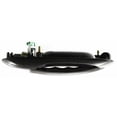 thumbnail image 2 of Rear Right (Passenger Side) Exterior Door Handle Compatible with 1996-2000 Plymouth Grand Voyager Plymouth Voyager Chrome Lever Black Bezel Without Key Hole QK02SBK-PFM LE SE, 2 of 2