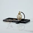 thumbnail image 3 of Natural White and Black Marble Bath Tray - Sturdy Perfume Tray, Bath Decor, and Bathroom Accessories, 3 of 10