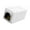 White, variant on RJ11 Coupler Phone Line Connector Telephone Cord Adapter RJ11 6P6C 6P4C 6P2C Female to Female for Phone and Fax