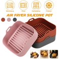 thumbnail image 1 of New Airfryer Silicone Pot Multifunctional Air Fryers Oven Accessories Bread Fried Chicken Pizza Basket Baking Tray Baking Dishes7 He Qiyong unisex, 1 of 1