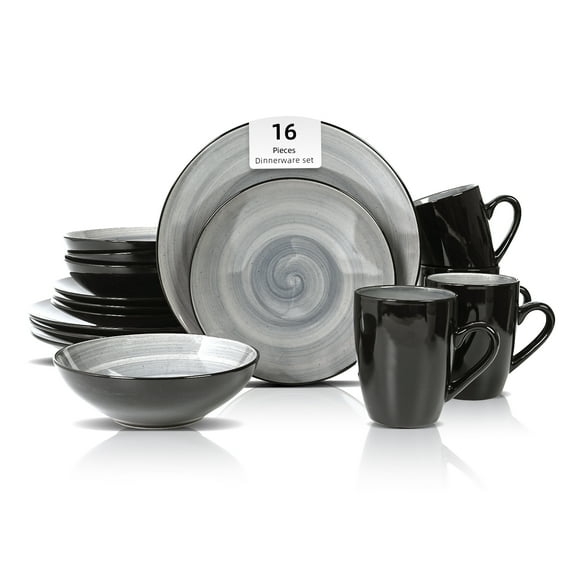 Stoneware Sonoma 16pc Dinnerware Set, Gray